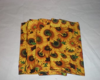 Napkins - Sunflowers All Over