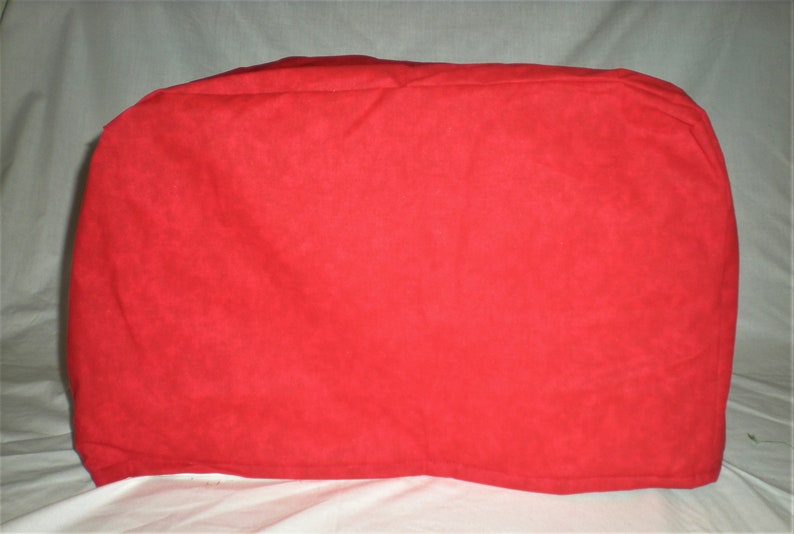 Toaster Oven Cover Red Appliance Cover image 1