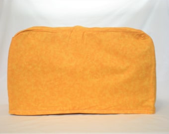 Toaster Oven Cover - Yellow Gold Tone on Tone - Appliance Cover