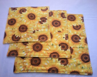 Pan Protectors - Large Sunflower Print
