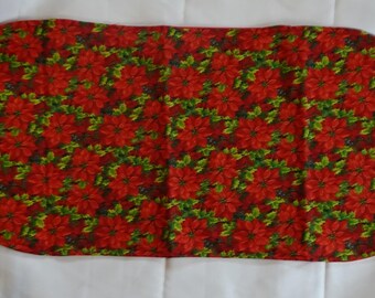 Small Runner - Poinsettia Print