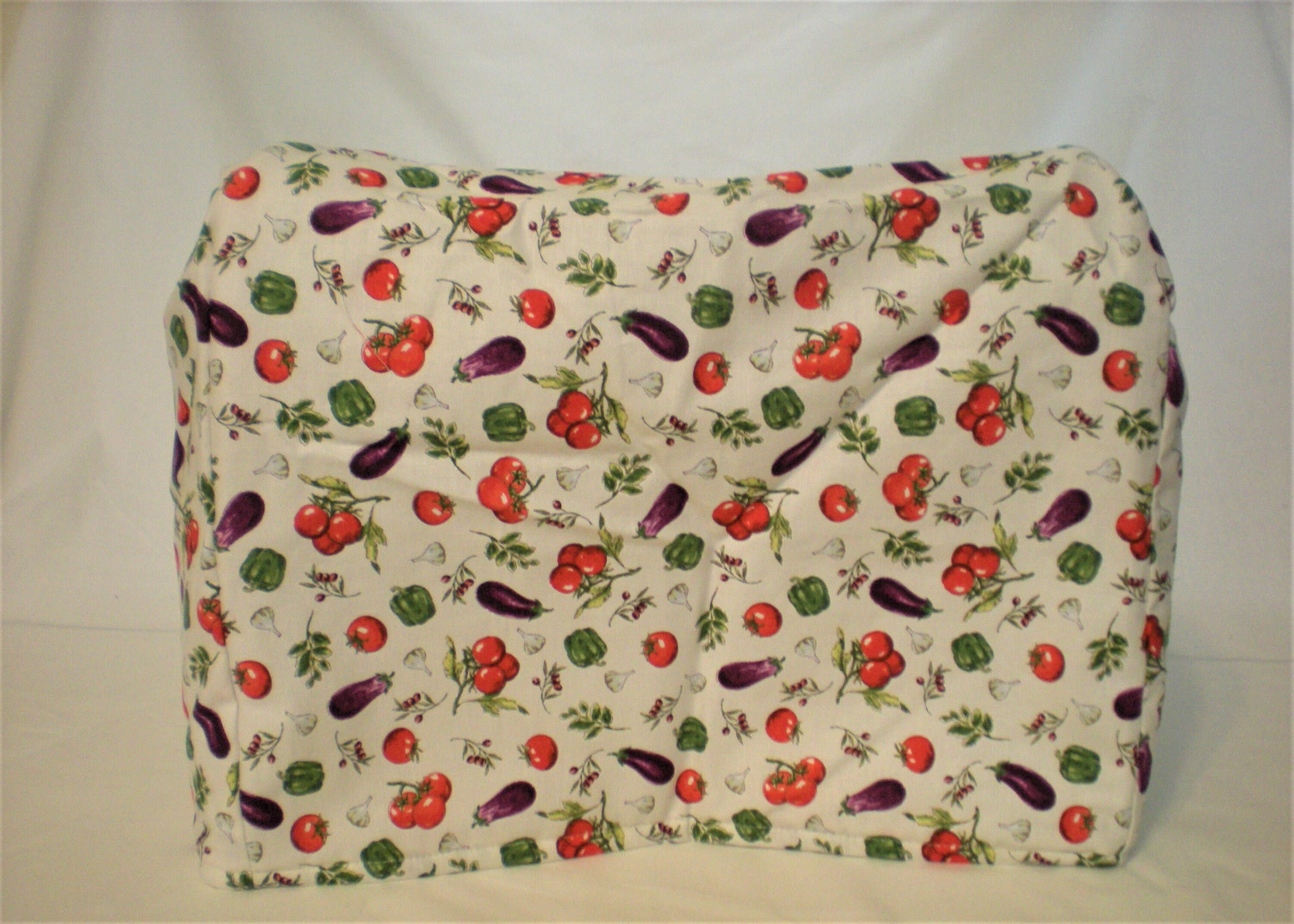 Toaster Oven Cover Italian Vegetables on an Offwhite Etsy