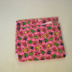 Changing Table Pad Bears on Pink Background