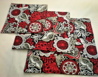 Protectores de sartenes - Impresión en rojo, negro y blanco