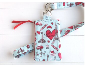 Badge ID Wallet, Gift for Her, ID Holder Wallet, Credit Card Wallet, Mother's Day Gift