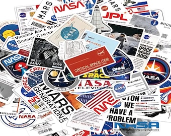 NASA Astronaut Vinyl Stickers: Space Dreams Collection (50 pc)