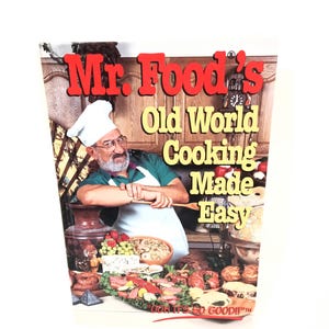 Mr FoodのOld World Cooking Made Easy Cookbookレシピハードカバー料理
