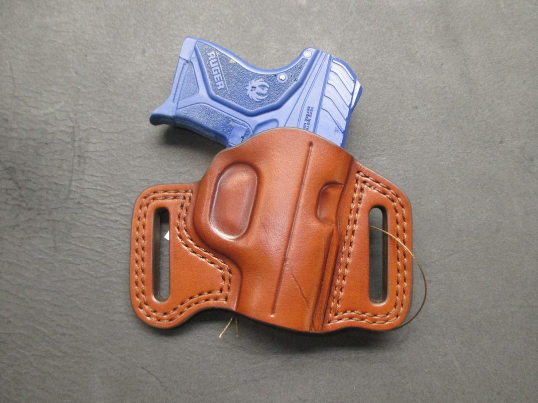 Ruger LCP 2 Holster OWB Pancake Brown Leather Right Hand - Etsy
