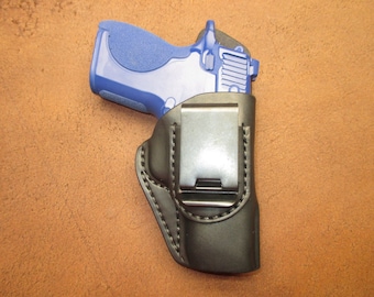 S&W Made to Order IWB Clip On Leather Holster Right #sw iwb mto