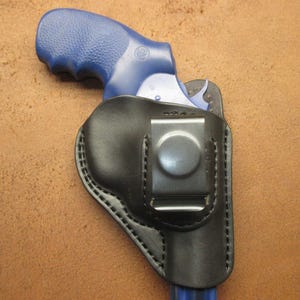 Colt Made to Order Leather Holster IWB Clip On Right Hand Combat Guard Suede Back US Made #colt iwb combat mto