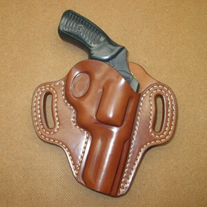 Ruger Made to Order Leather Holster OWB Pancake Colors Available Right Hand Comfort Guard Detailed US Made #ruger pr15 mto zdjęcie 4