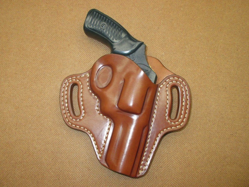 Ruger Made to Order Leather Holster OWB Pancake Colors Available Right Hand Comfort Guard Detailed US Made #ruger pr15 mto zdjęcie 4