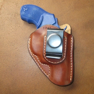 Taurus Made to Order Leather Holster IWB Clip On Right Hand Colors Available Combat Guard Suede Back US Made #taurus iwb combat mto