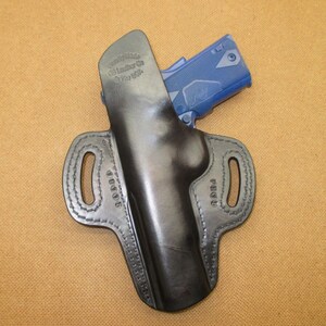 Ruger Made to Order Leather Holster OWB Pancake Colors Available Right Hand Comfort Guard Detailed US Made #ruger pr15 mto zdjęcie 2