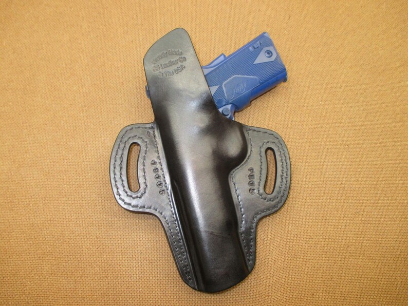 Ruger Made to Order Leather Holster OWB Pancake Colors Available Right Hand Comfort Guard Detailed US Made #ruger pr15 mto zdjęcie 2