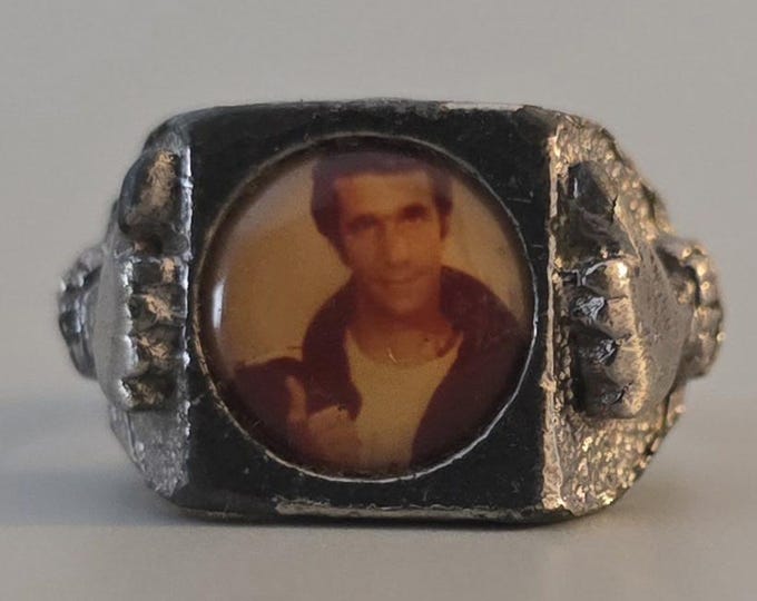 RARE The Fonz Adjustable Ring 1976  Happy Days