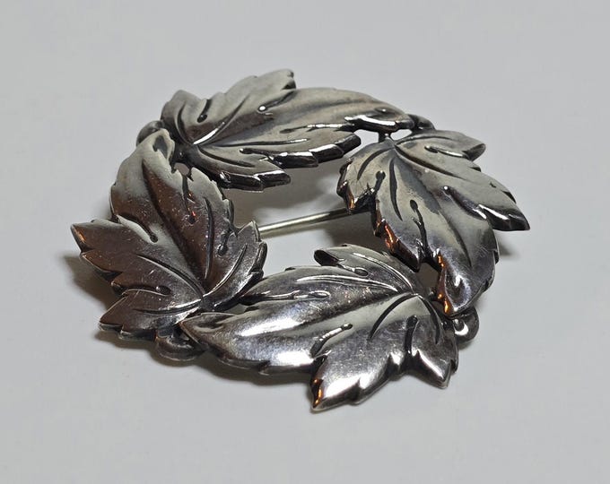 Vintage Denmark BM Sterling Silver Brooch
