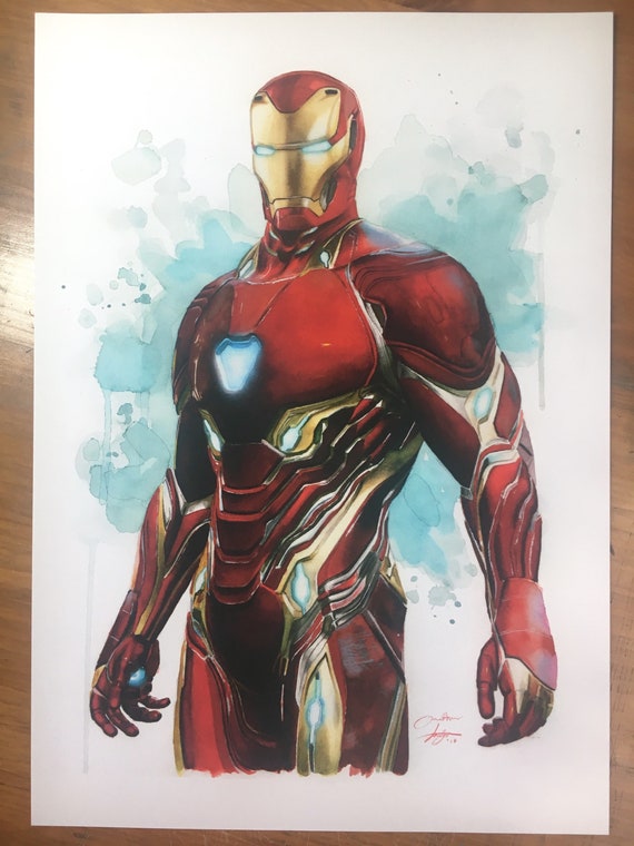 Iron Man Infinity War Art Limited Run Giclee Print Iron Man Etsy Iron Man Infinity War Art Limited Run Giclee Print Iron Man Etsy
