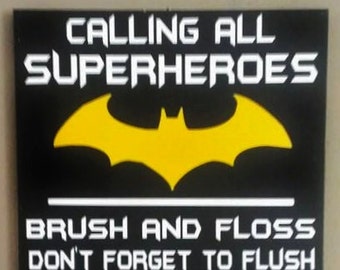 batman attention all superheroes bathroom rules wood sign bathroom decor home decor vinyl sign bathroom rules bathroom sign - Batman Bathroom batman attention all superheroes bathroom rules wood sign bathroom decor home decor vinyl sign bathroom rules bathroom sign - Batman Bathroom