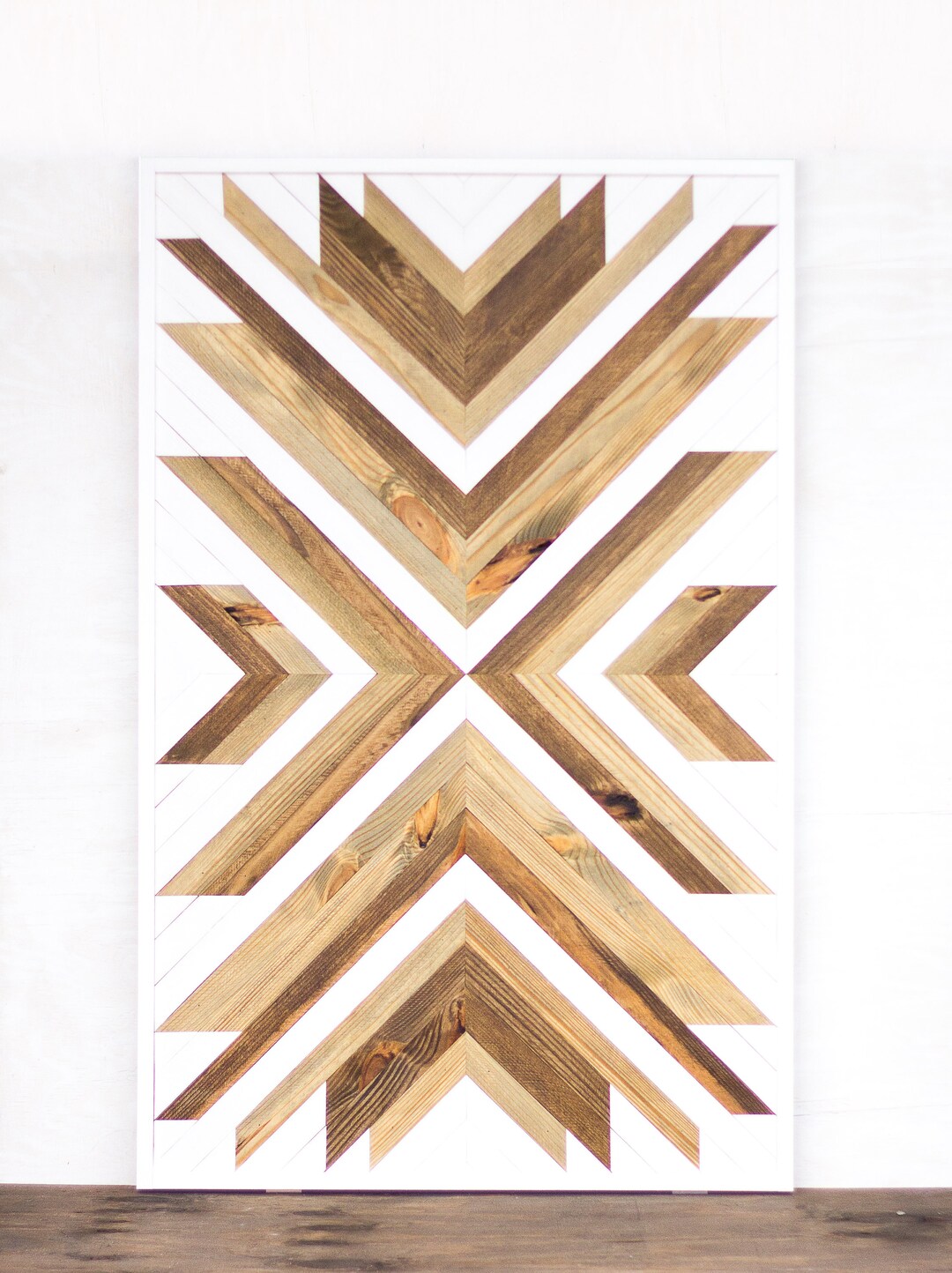 Geometric Wood Wall Art Wood Wall Art Rustic Wall Art Etsy