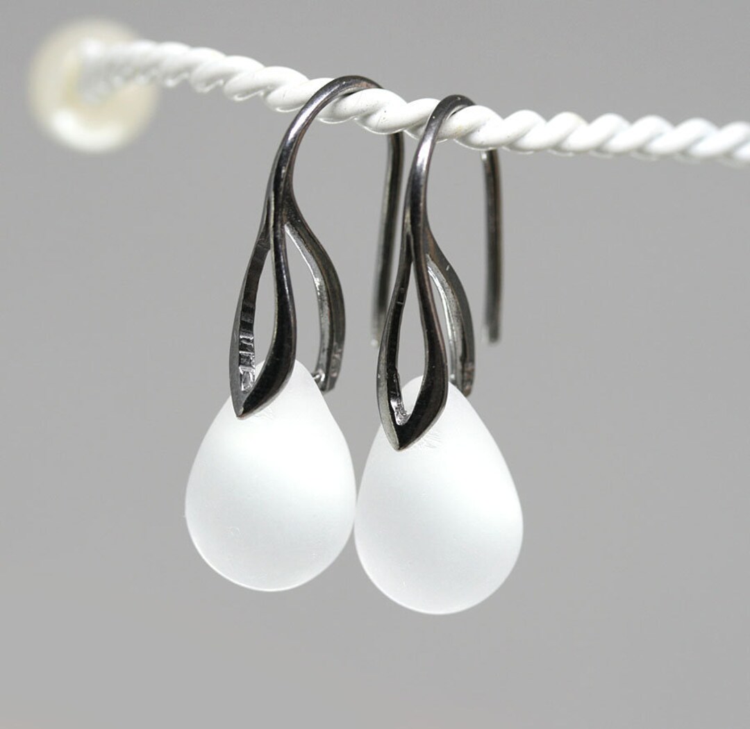 Orecchini In Argento Sterling S925 Di Forma Geometrica, Romantici A