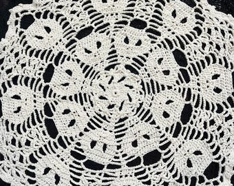 Tapete de calavera de ganchillo / Tapete de Halloween