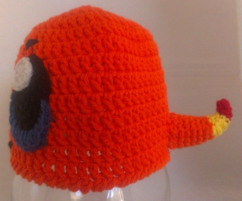 Charmander Pokemon Inspired Crochet Beanie Earflap Hat Pattern ALL sizes Infant Baby Child Youth Teen/Adult image 3