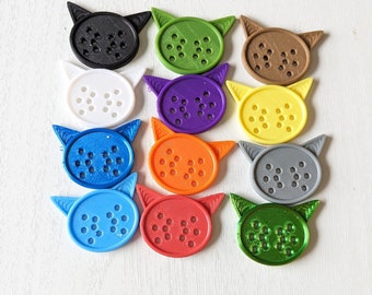 Plastic Button | Cat Shaped | Unique design