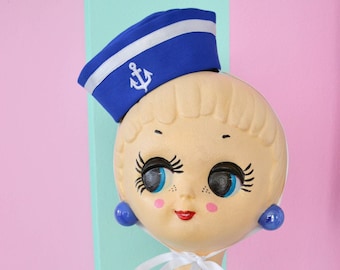 White, black or blue Sailor Lolita Hat