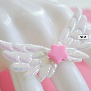 Fairy kei pastel kawaii Flügel Halsband Bild 2