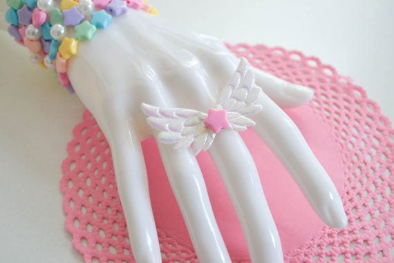 Fairy kei pastel kawaii Flügel Halsband