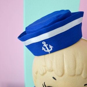 White, black or blue Sailor Lolita Hat image 4