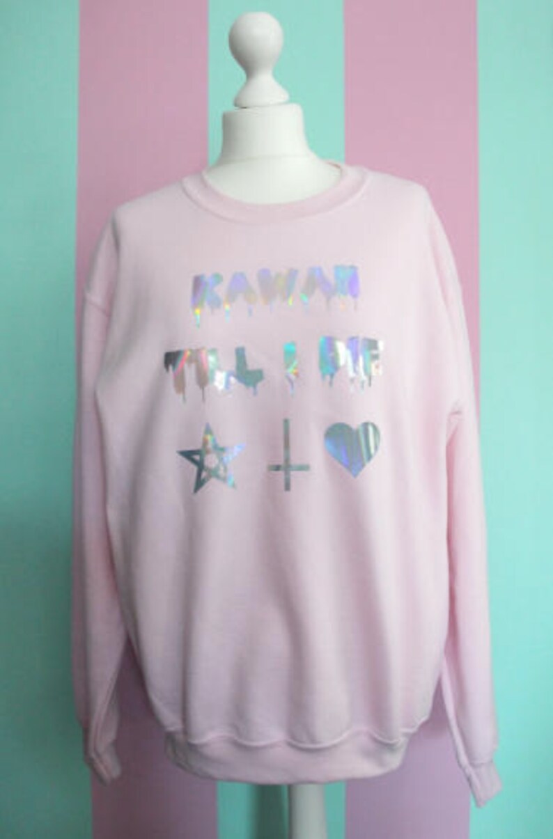 KAWAII TILL I DIE Pullover Bild 3