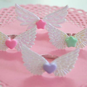 Fairy kei pastel kawaii Flügel Halsband Bild 4
