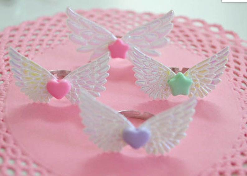 Fairy kei pastel kawaii Flügel Halsband Bild 4