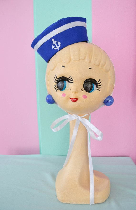White Black or Blue Sailor Lolita Hat 