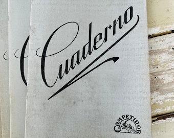 Vintage School Cuaderno Spanish Note Book