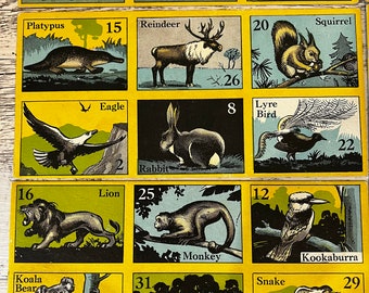 Vintage Animal Lotto