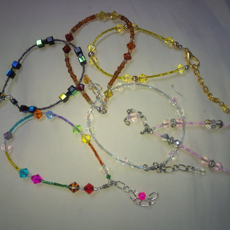 Wholesale Set of Ten Ankle Bracelets Wholesale Prices Ankle Etsy