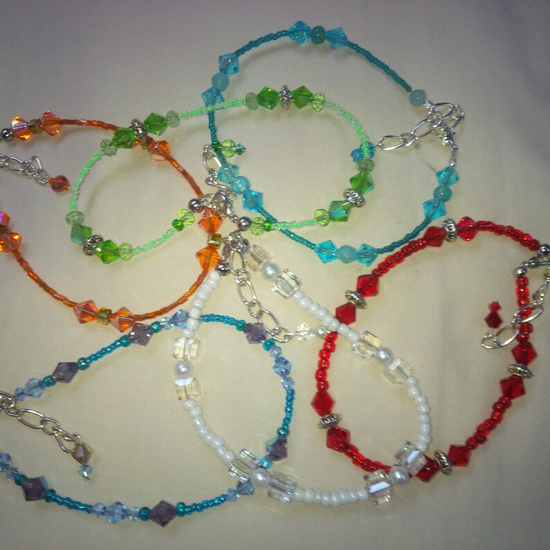 Wholesale Set of Ten Ankle Bracelets Wholesale Prices Ankle Etsy