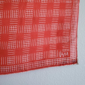 Vintage Silk Scarf by Vera Neumann - 16”