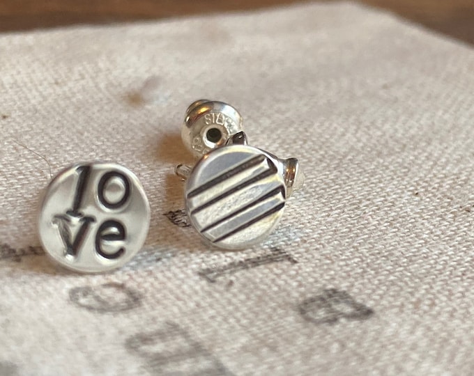 Love Equally Earrings // Equal Rights // LGBTQ // Studs & Dangles // Gold or Silver