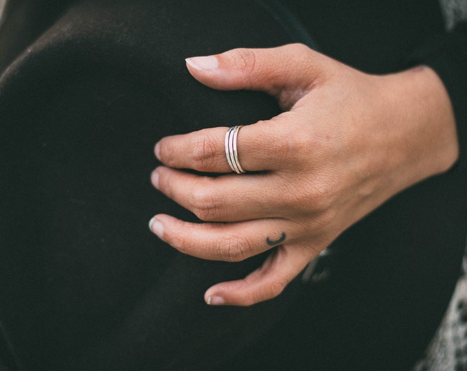 Silver Stacking Rings // Stacking Rings // Dainty Rings // Sterling Silver