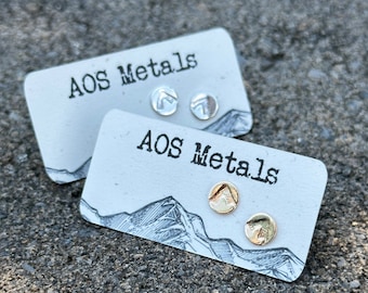 Mountain Jewelry // Mountain Earrings // Stud & Dangle Earrings // Sterling Silver or Gold filled // outdoor lovers