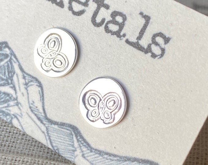 Butterfly Earrings // Gifts for Girls // Studs or Dangles // Silver or Gold