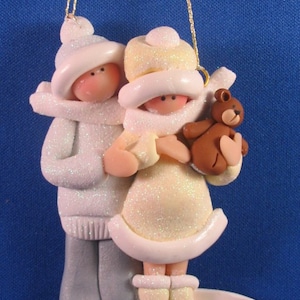 Pregnant Couple Ornament