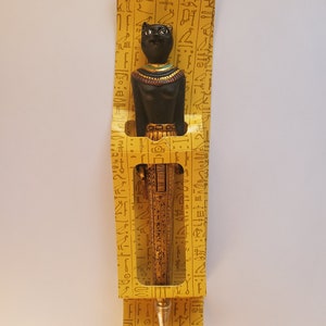 Ancient Egyptian divinity Deity Gods Ballpoint Spiritual Figurine Office Signing Pen pin Bastet