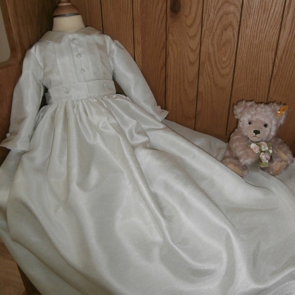 Baptism Romper With Detachable Skirt Etsy