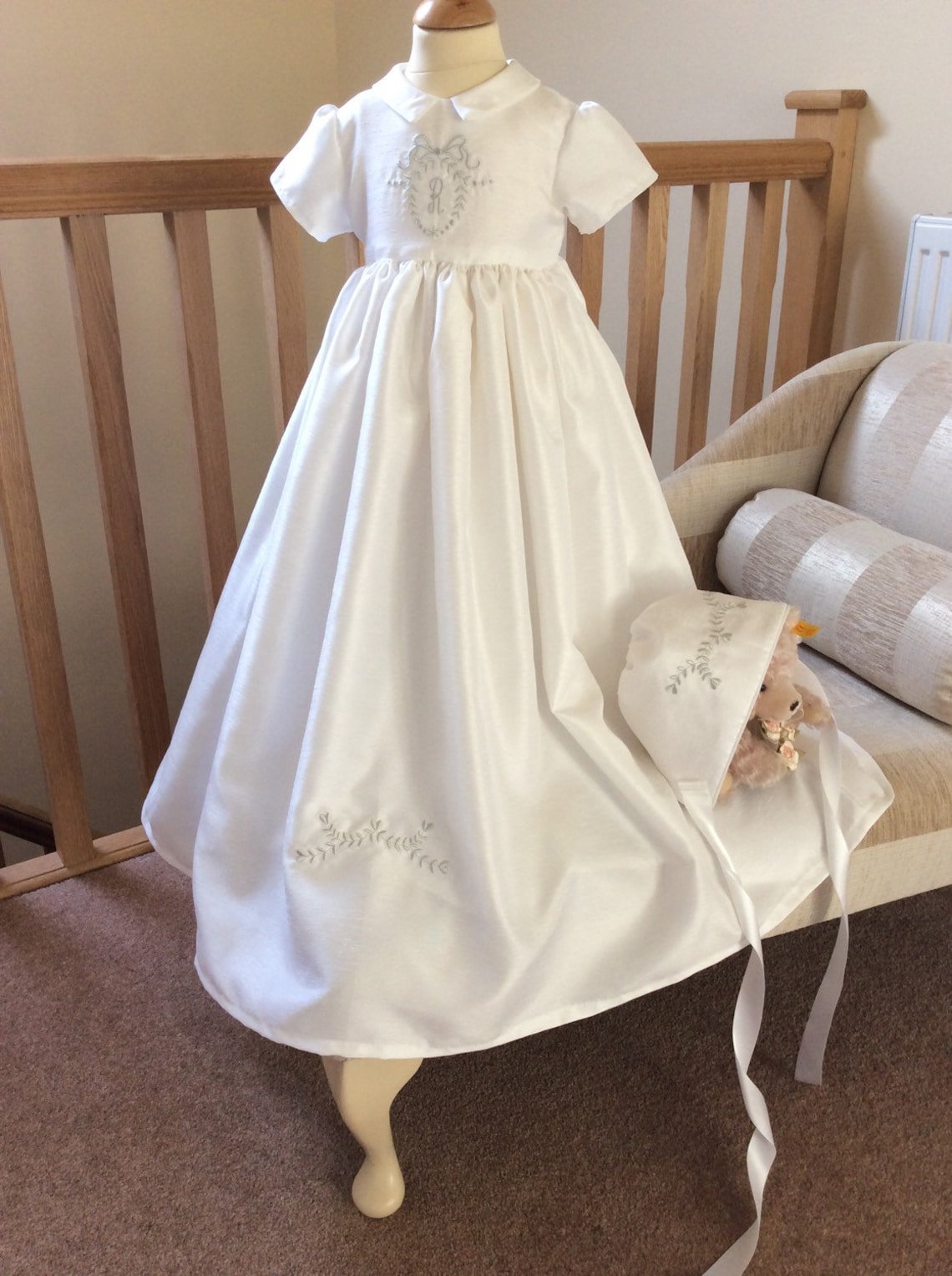 Christening Gown Unisex Heirloom Embroidered baptism dress Etsy