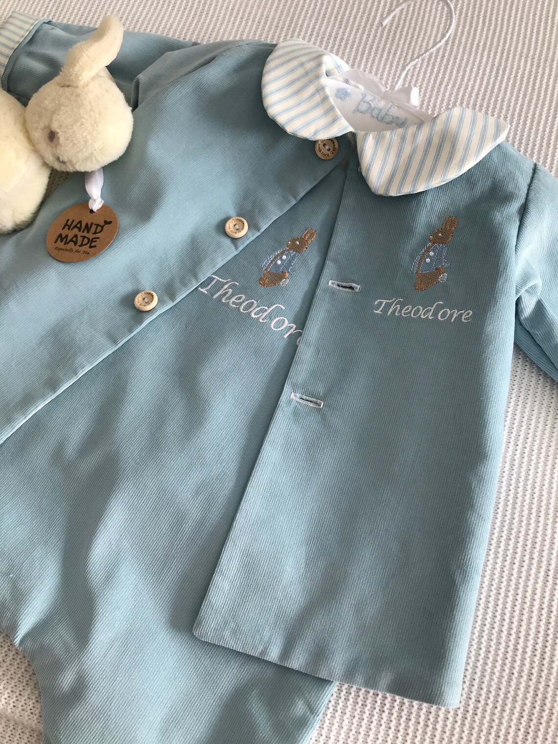 Peter Rabbit Romper Coat Baby boy clothes Boys Coat baby Etsy